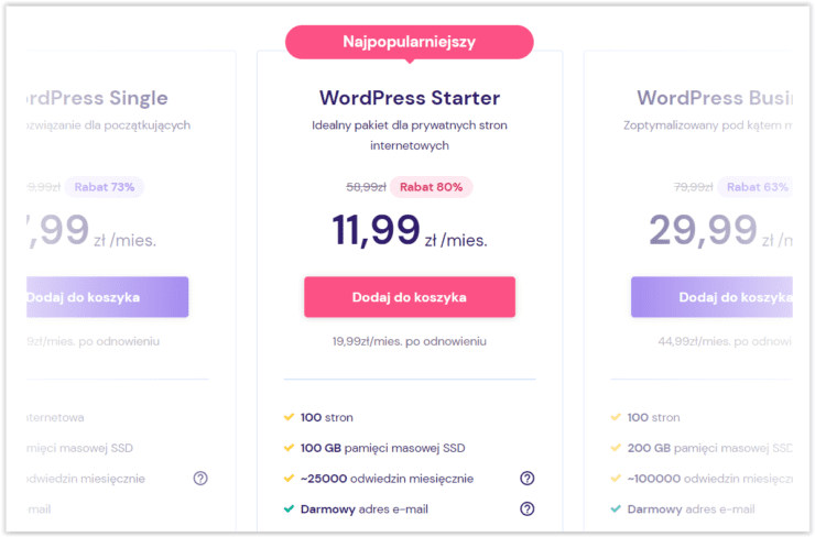 Hosting WordPRess w Hostinger