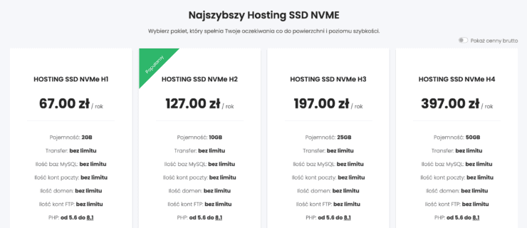 Najszybszy Hosting SSD NVME w SeoHost